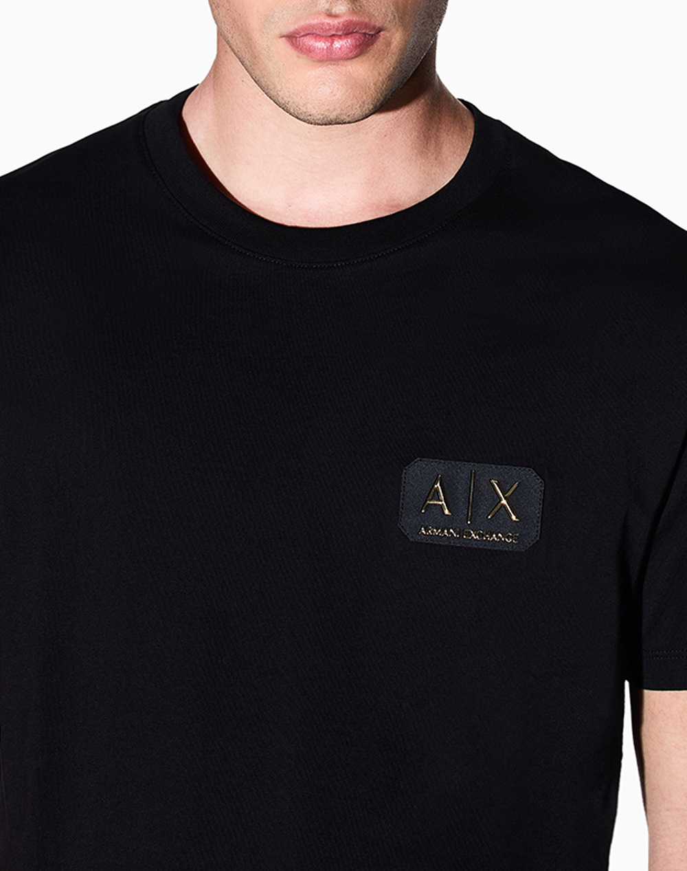 Armani Exchange T-Shirt Xm002178Af12308-Uc001 Black ανδρικά ρούχα μπλούζες Politikos Shop Πολιτικός