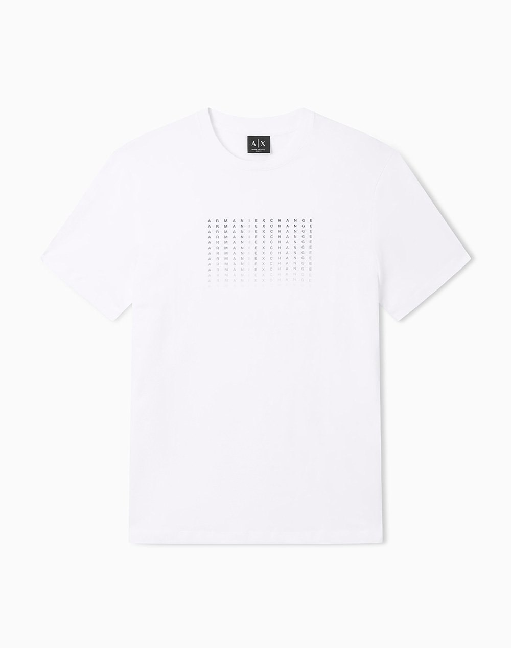 Armani Exchange T-Shirt Xm002519Af10334-U0009 Offwhite ανδρικά ρούχα μπλούζες Politikos Shop Πολιτικός