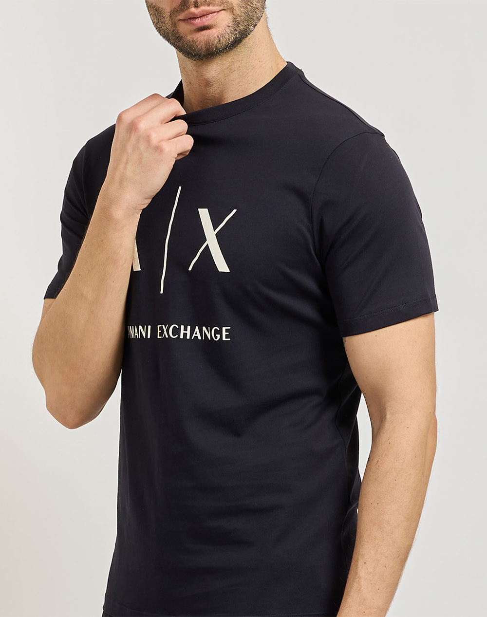 Armani Exchange T-Shirt Xm002683Af10356-Uc001 Black ανδρικά ρούχα μπλούζες Politikos Shop Πολιτικός