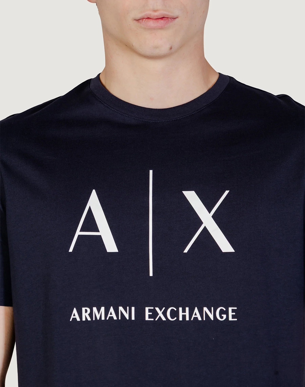 Armani Exchange T-Shirt Xm002683Af10356-Ub101 Darkblue ανδρικά ρούχα μπλούζες Politikos Shop Πολιτικός