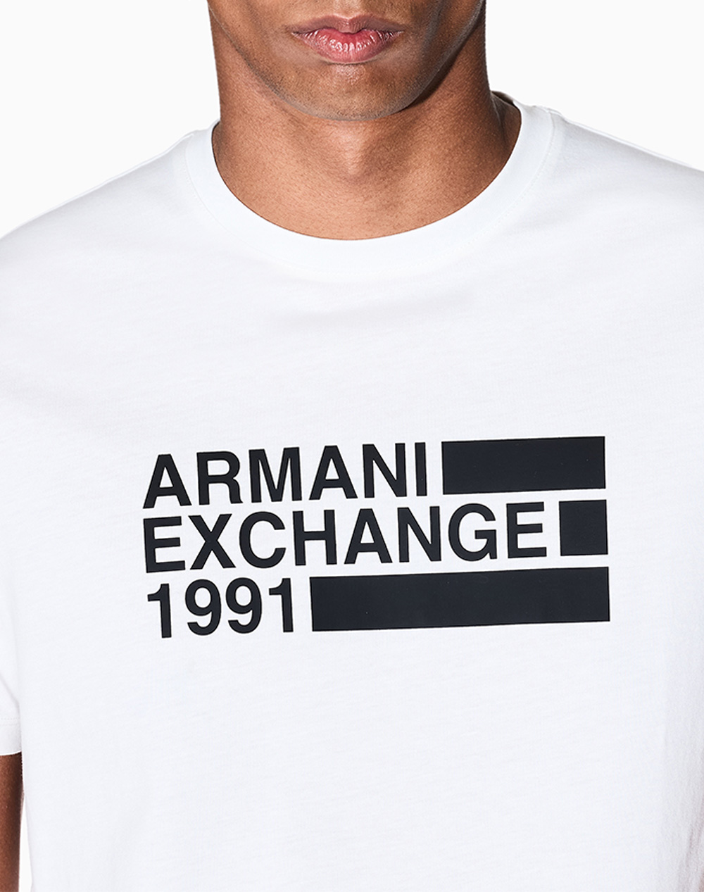 Armani Exchange T-Shirt Xm002788Af10356-U0009 White ανδρικά ρούχα μπλούζες Politikos Shop Πολιτικός