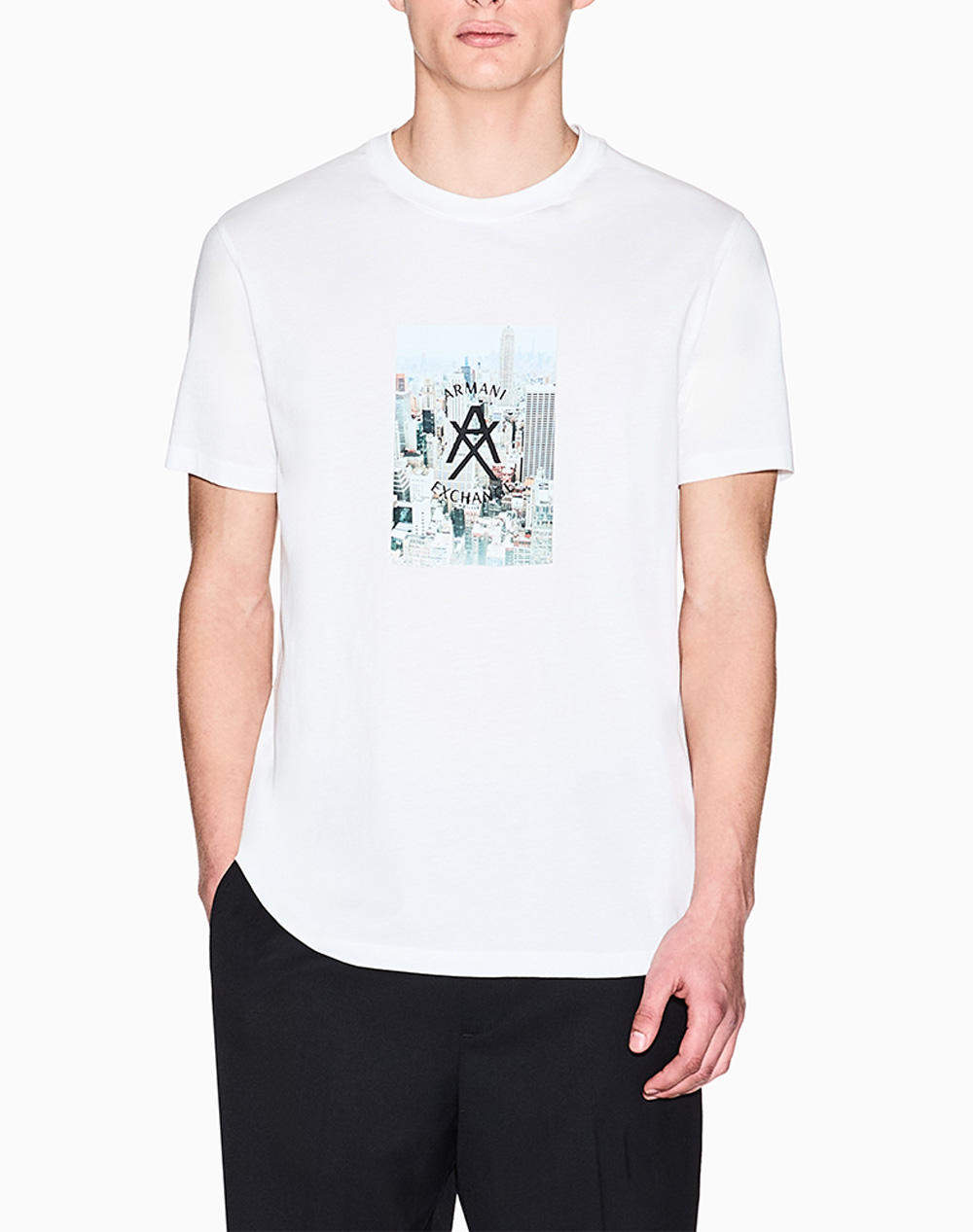 ARMANI EXCHANGE T-SHIRT XM002214AF10356-U0009 OffWhite