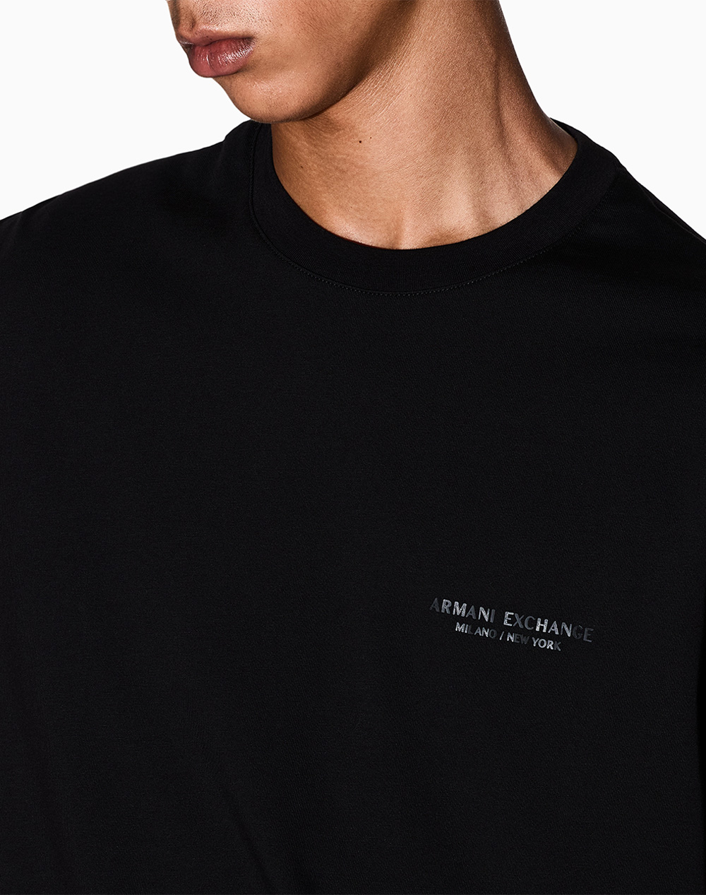 Armani Exchange T-Shirt Xm001281Af10361-Uc001 Black ανδρικά ρούχα μπλούζες Politikos Shop Πολιτικός
