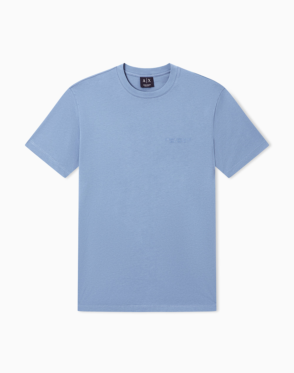 Armani Exchange T-Shirt Xm001281Af10361-U9302 Lightblue ανδρικά ρούχα μπλούζες Politikos Shop Πολιτικός