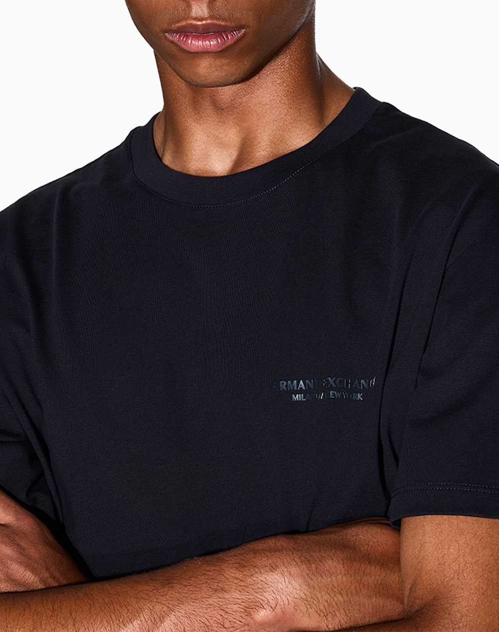Armani Exchange T-Shirt Xm001281Af10361-Ub101 Navyblue ανδρικά ρούχα μπλούζες Politikos Shop Πολιτικός