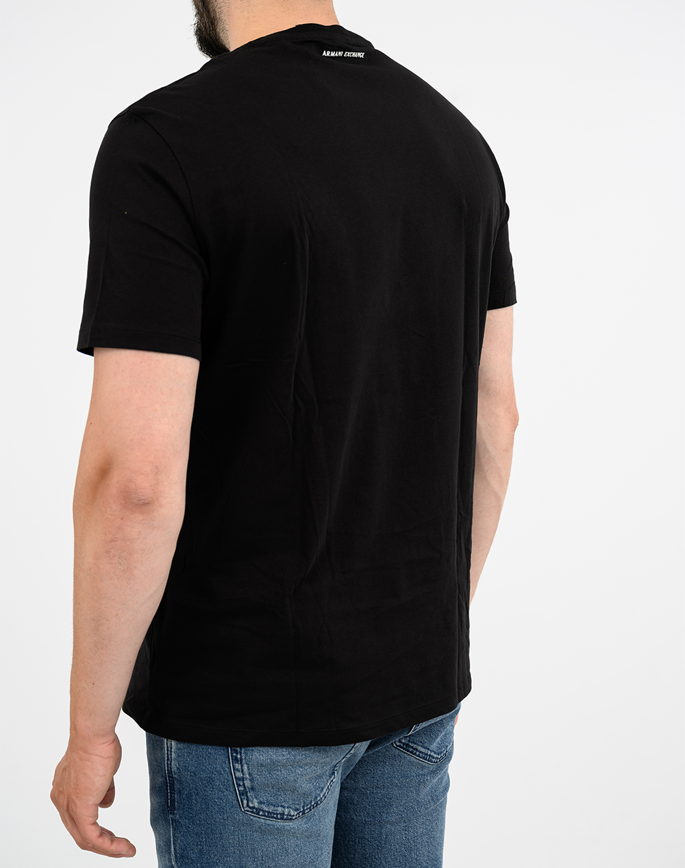 Armani Exchange T-Shirt 8Nztckz8H4Z-1200 Black ανδρικά ρούχα μπλούζες Politikos Shop Πολιτικός