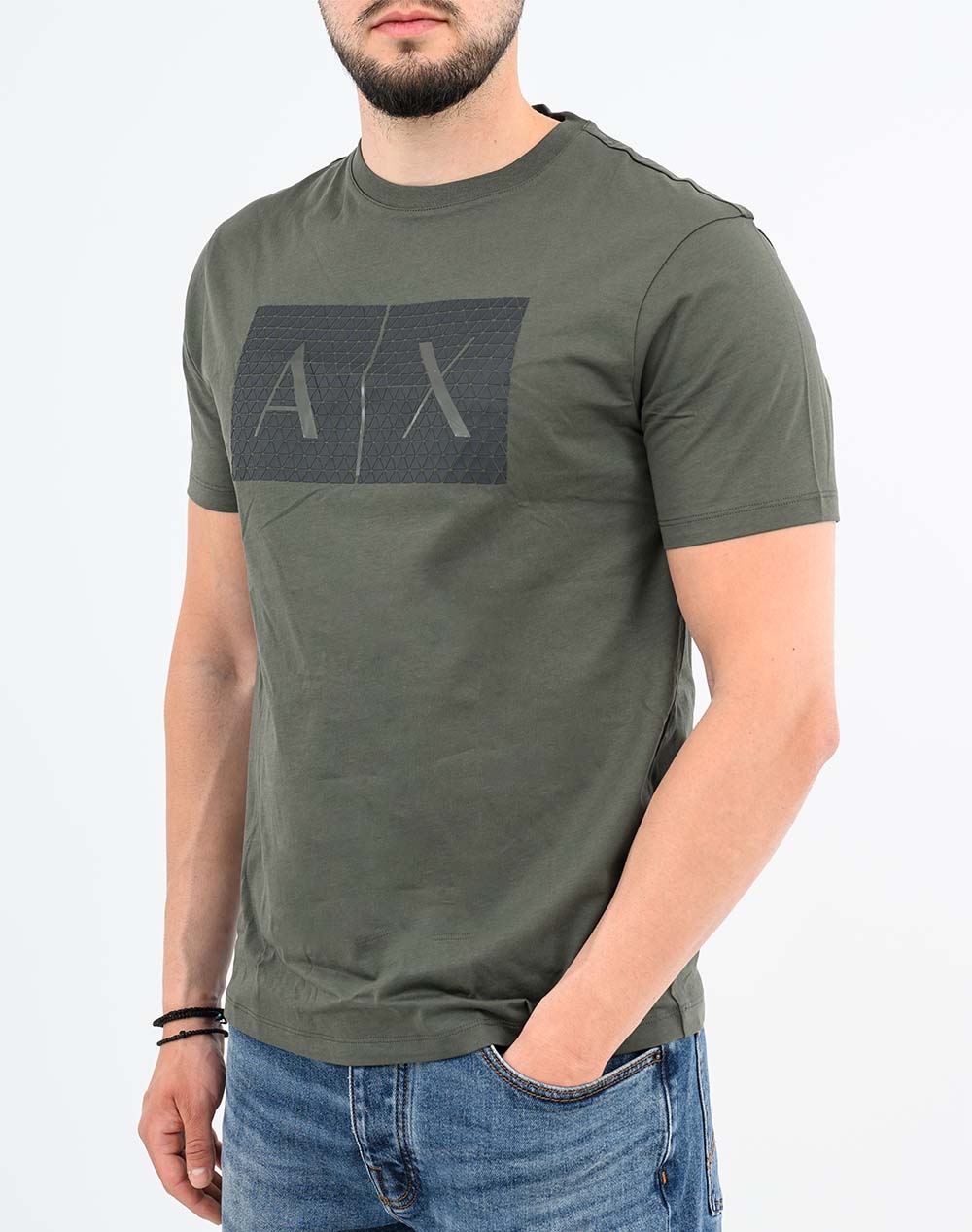 ARMANI EXCHANGE T-SHIRT 8NZTCKZ8H4Z-M8317 DarkGreen