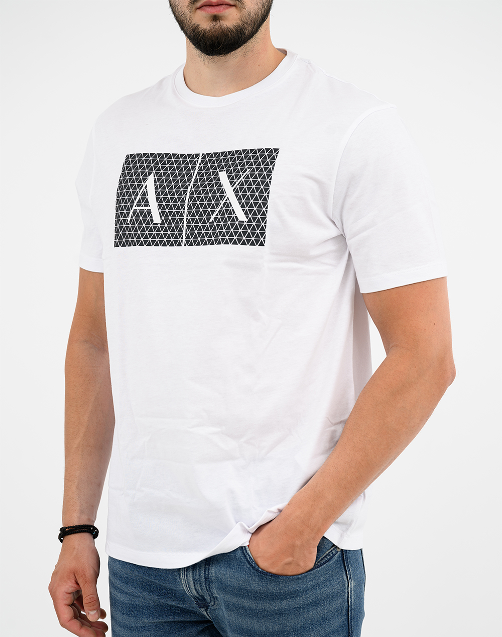 ARMANI EXCHANGE T-SHIRT 8NZTCKZ8H4Z-1100 White