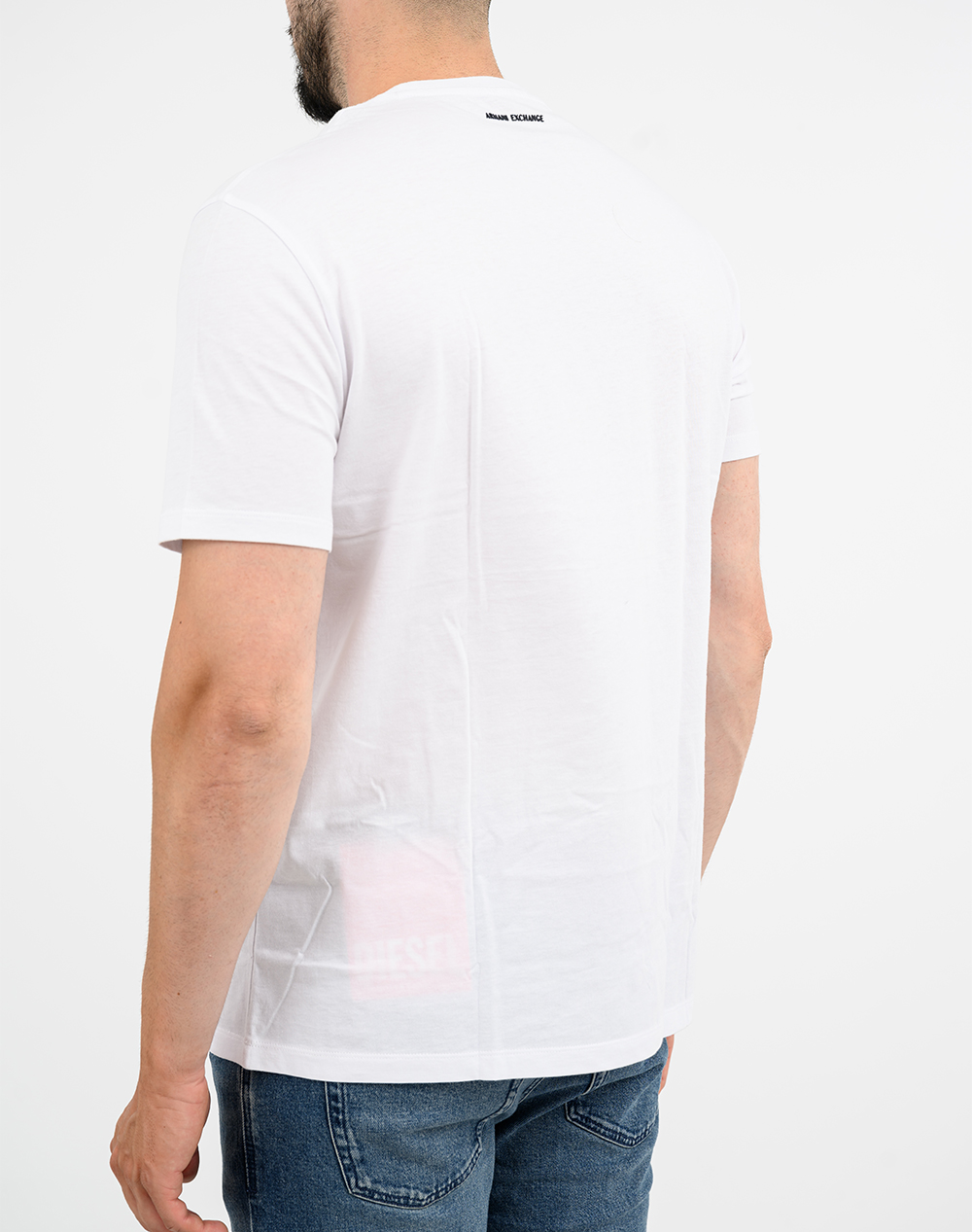 Armani Exchange T-Shirt 8Nztckz8H4Z-1100 White ανδρικά ρούχα μπλούζες Politikos Shop Πολιτικός