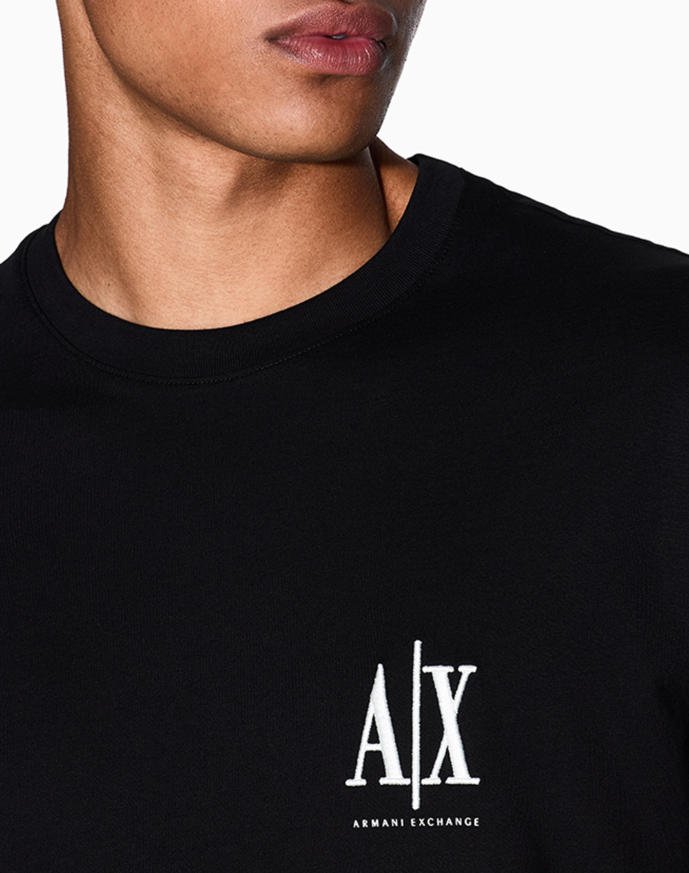 Armani Exchange T-Shirt Xm000365Af12308-Uc001 Black ανδρικά ρούχα μπλούζες Politikos Shop Πολιτικός