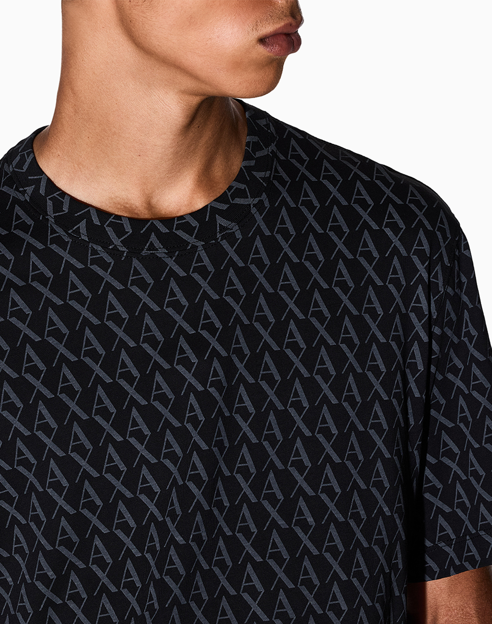 Armani Exchange T-Shirt Xm001228Af10356-Fc026 Black ανδρικά ρούχα μπλούζες Politikos Shop Πολιτικός