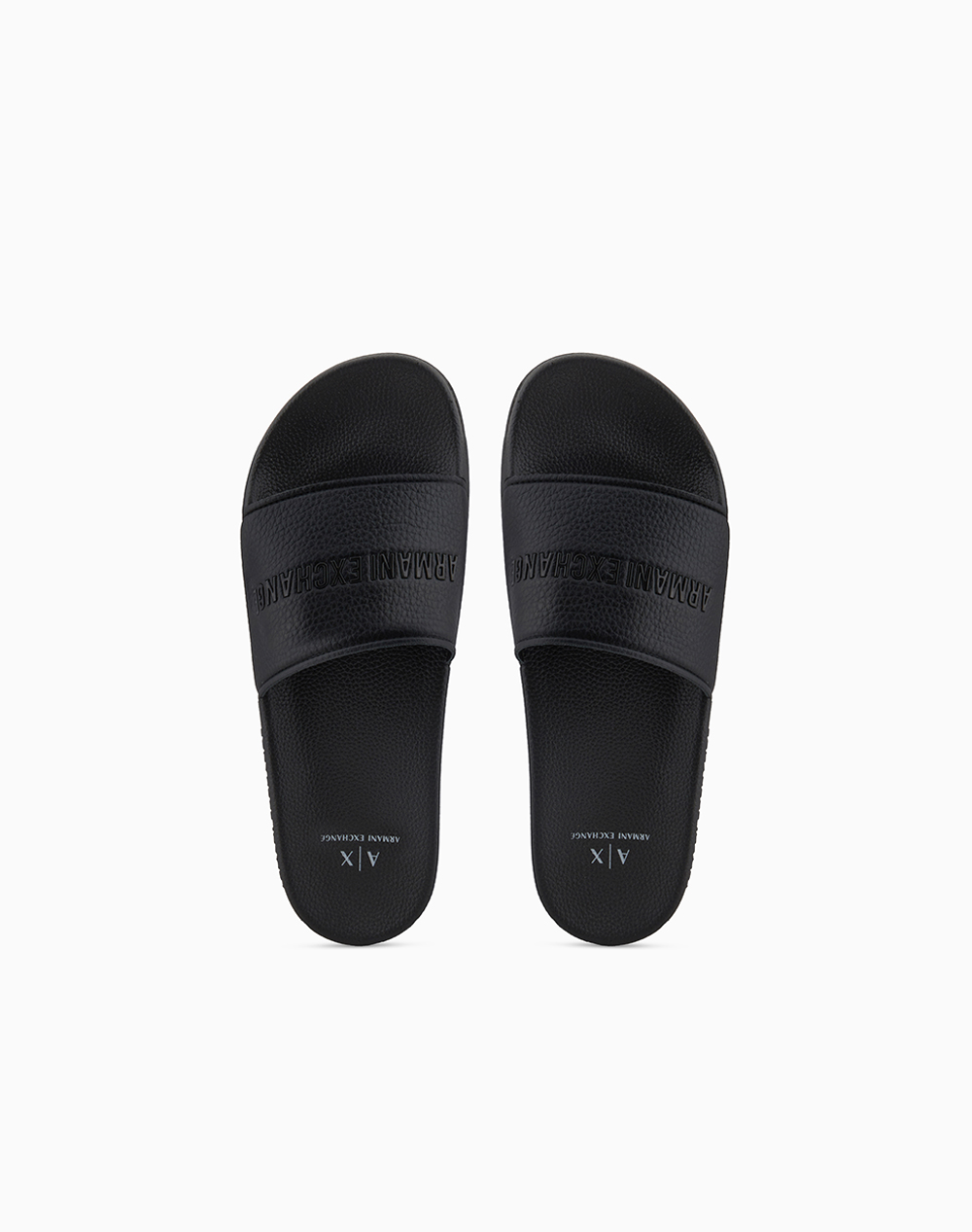 Armani Exchange Sandal Xm002887Af22832-Uc001 Black ανδρικά παπούτσια Σαγιοναρες Politikos Shop Πολιτικός