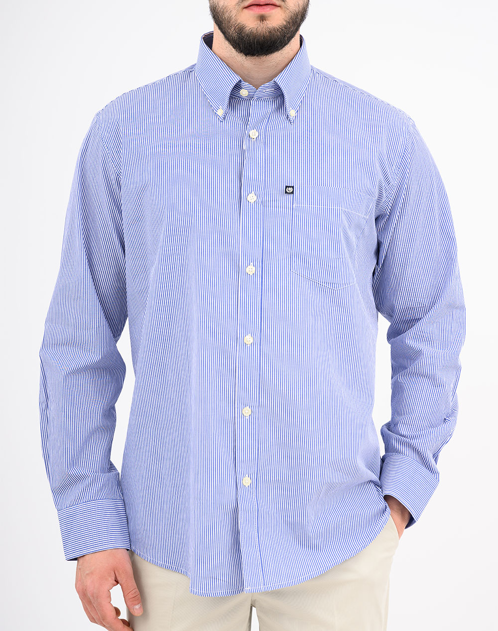 Ascot Shirt 15973204-83 Lightblue ανδρικά ρούχα πουκάμισα Politikos Shop Πολιτικός