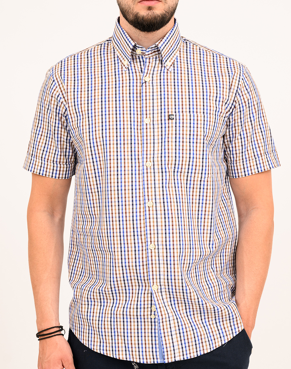 Ascot Shirt 15373254-48 Multi ανδρικά ρούχα πουκάμισα Politikos Shop Πολιτικός