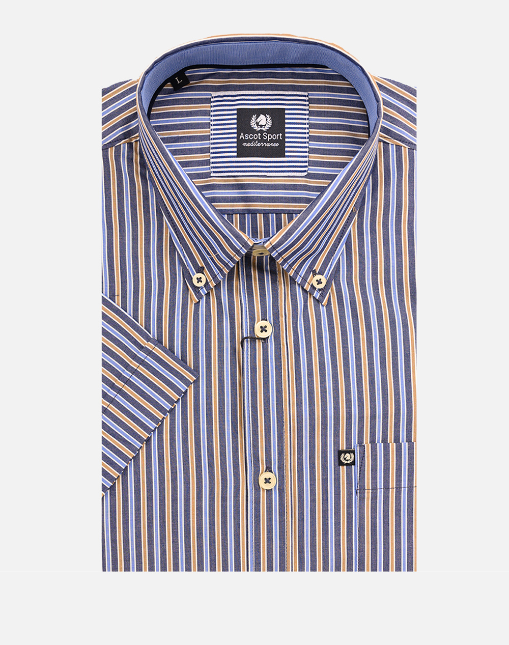 ASCOT SHIRT 15373254-37 NavyBlue