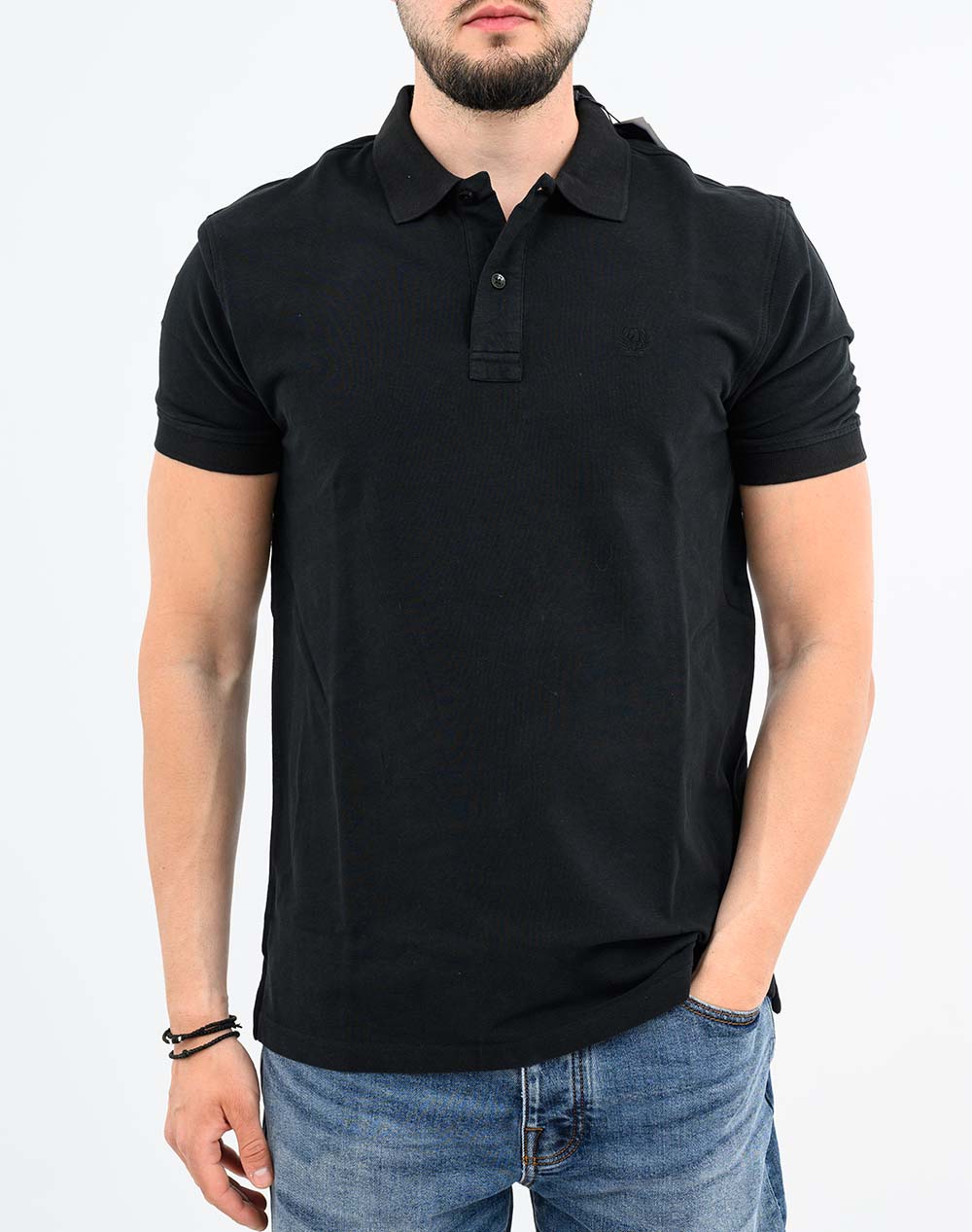 Ascot Polo 15388350-92 Black ανδρικά ρούχα μπλούζες Politikos Shop Πολιτικός