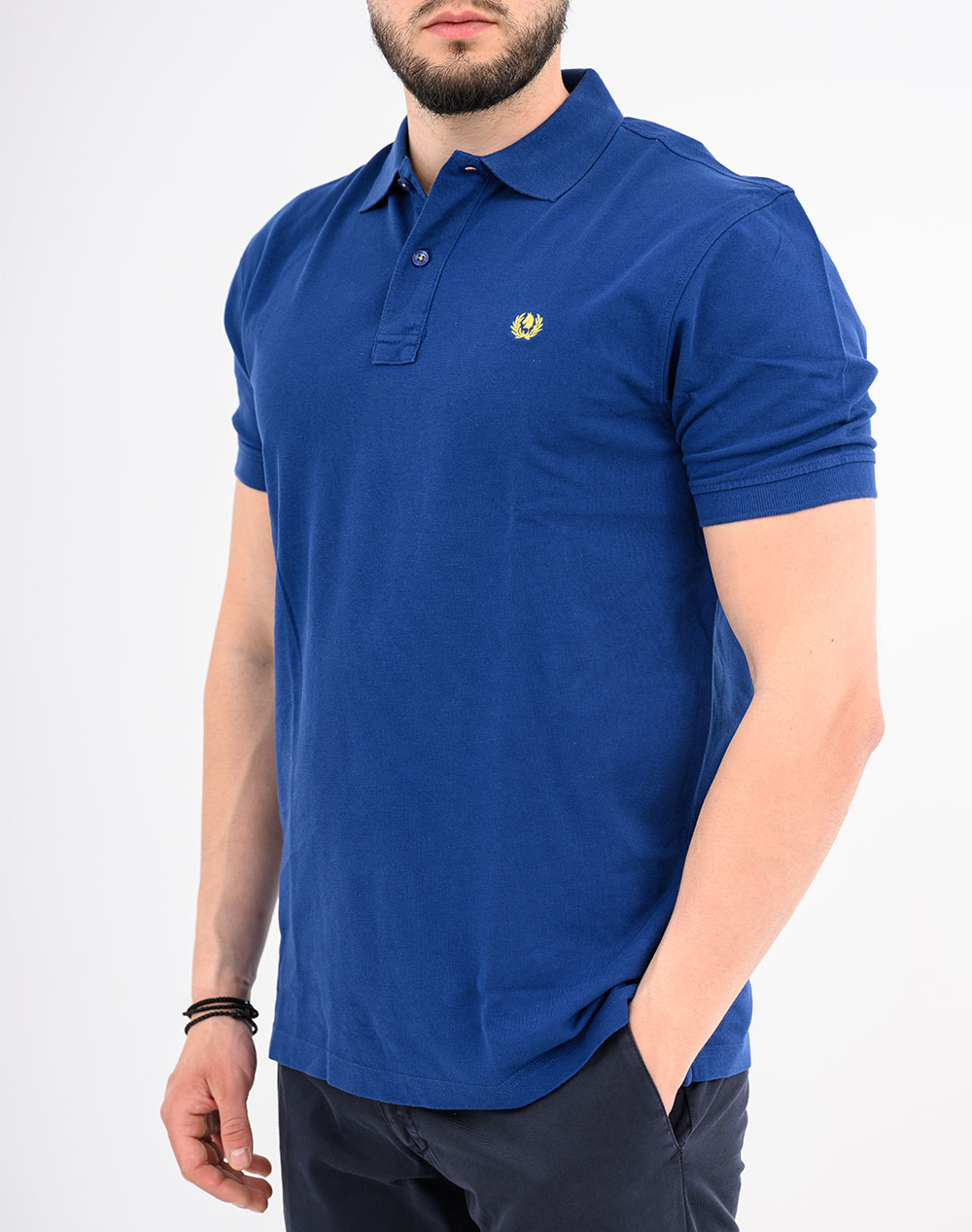 Ascot Polo 15388350-65 Blue ανδρικά ρούχα μπλούζες Politikos Shop Πολιτικός