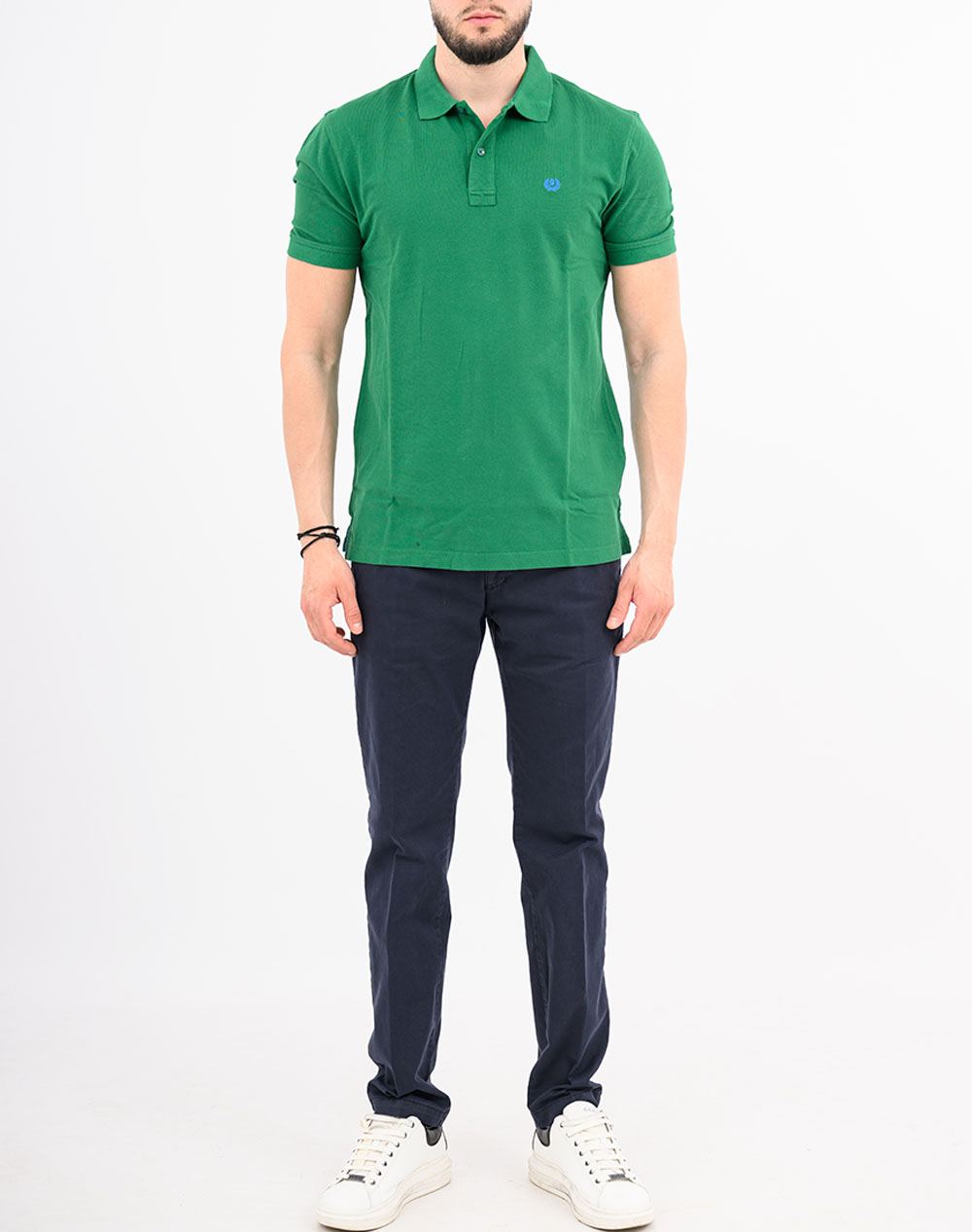 Ascot Polo 15388350-75 Green ανδρικά ρούχα μπλούζες Politikos Shop Πολιτικός
