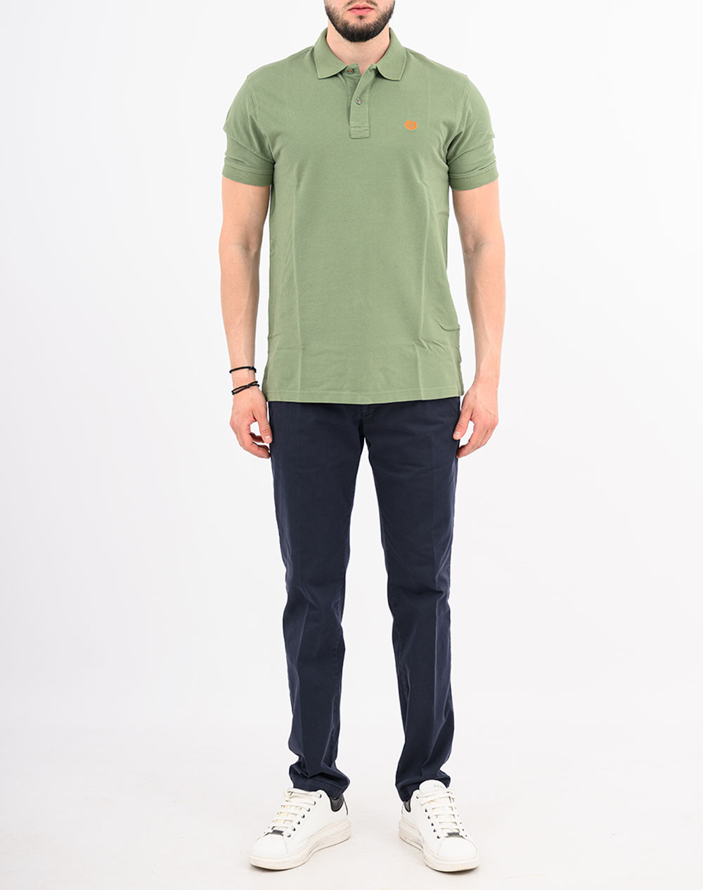 Ascot Polo 15388350-76 Khaki ανδρικά ρούχα μπλούζες Politikos Shop Πολιτικός