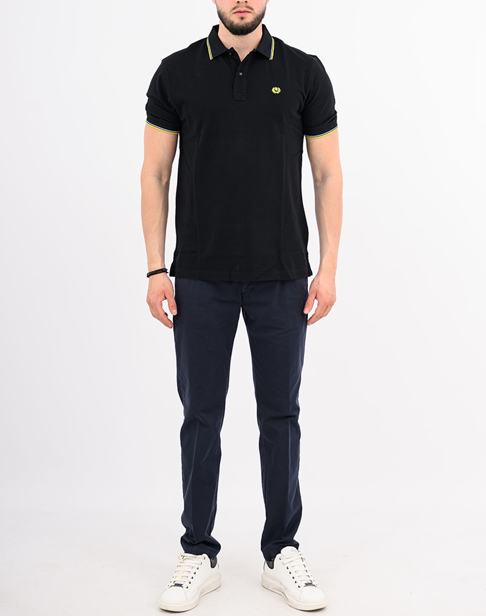 Ascot Polo 15388357-92 Black ανδρικά ρούχα μπλούζες Politikos Shop Πολιτικός