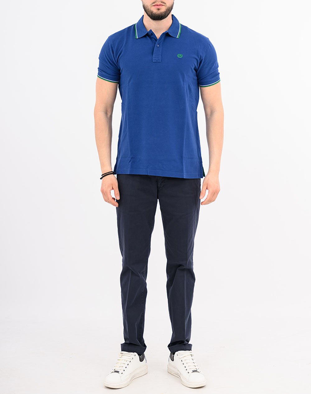 Ascot Polo 15388357-65 Blue ανδρικά ρούχα μπλούζες Politikos Shop Πολιτικός