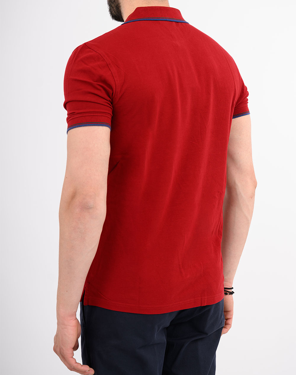 Ascot Polo 15388357-40 Bordeux ανδρικά ρούχα μπλούζες Politikos Shop Πολιτικός