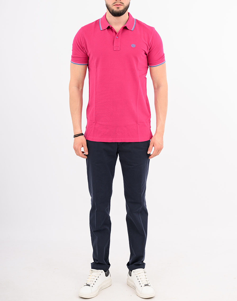 Ascot Polo 15388357-25 Fuchsia ανδρικά ρούχα μπλούζες Politikos Shop Πολιτικός