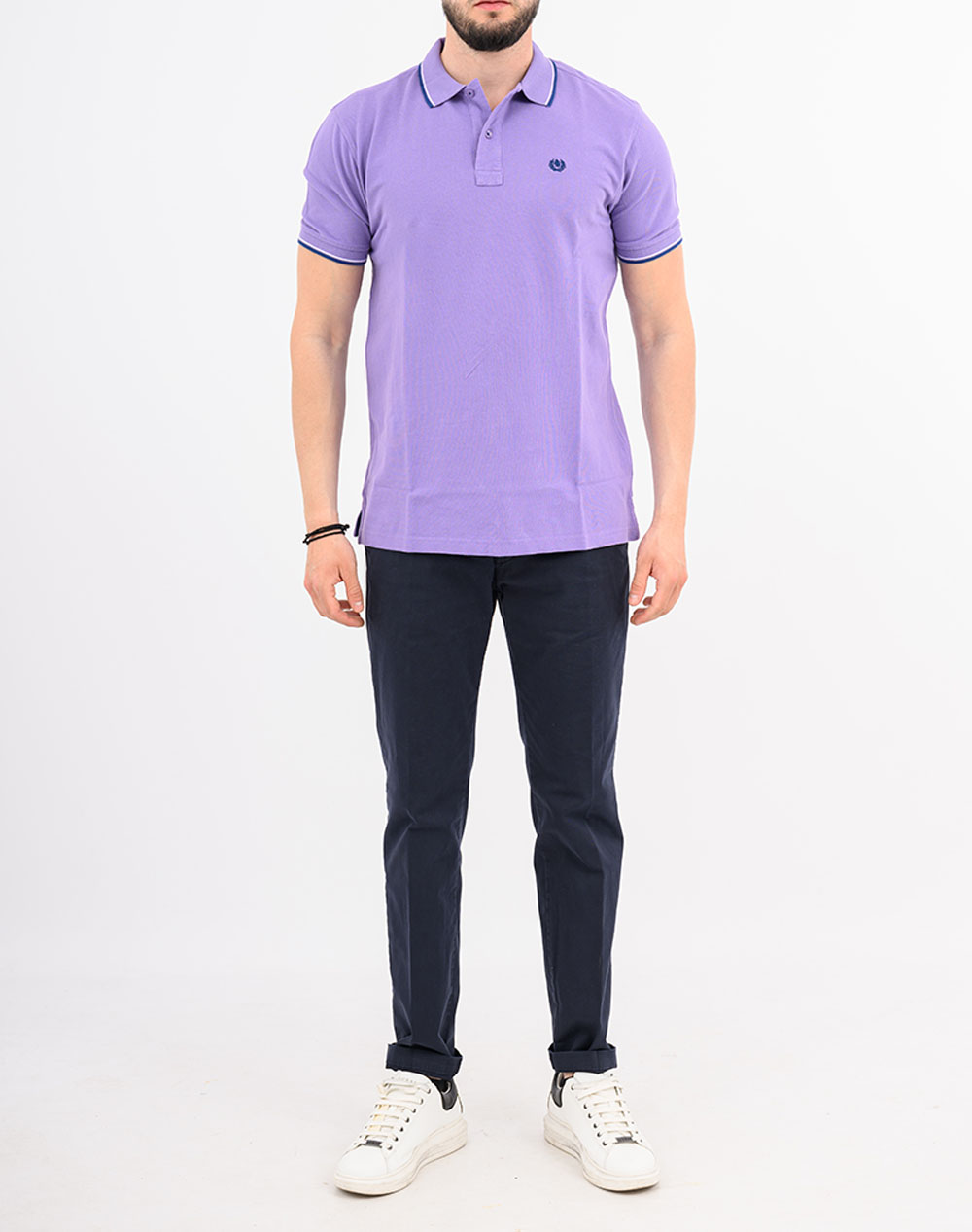Ascot Polo 15388357-28 Lilac ανδρικά ρούχα μπλούζες Politikos Shop Πολιτικός