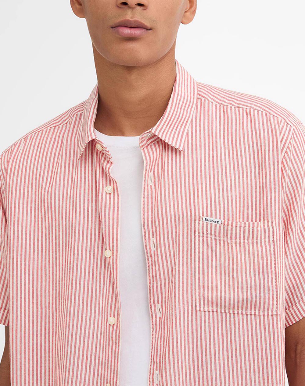 Barbour Πουκαμισο Msh5282-Brre51 Red ανδρικά ρούχα πουκάμισα Politikos Shop Πολιτικός