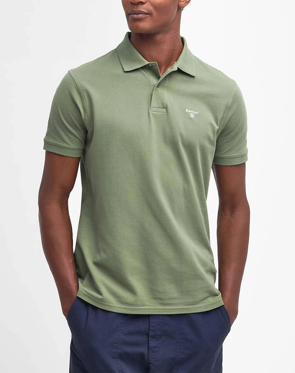 BARBOUR ΜΠΛΟΥΖΑ POLO MML1367-BROL39.1 Olive