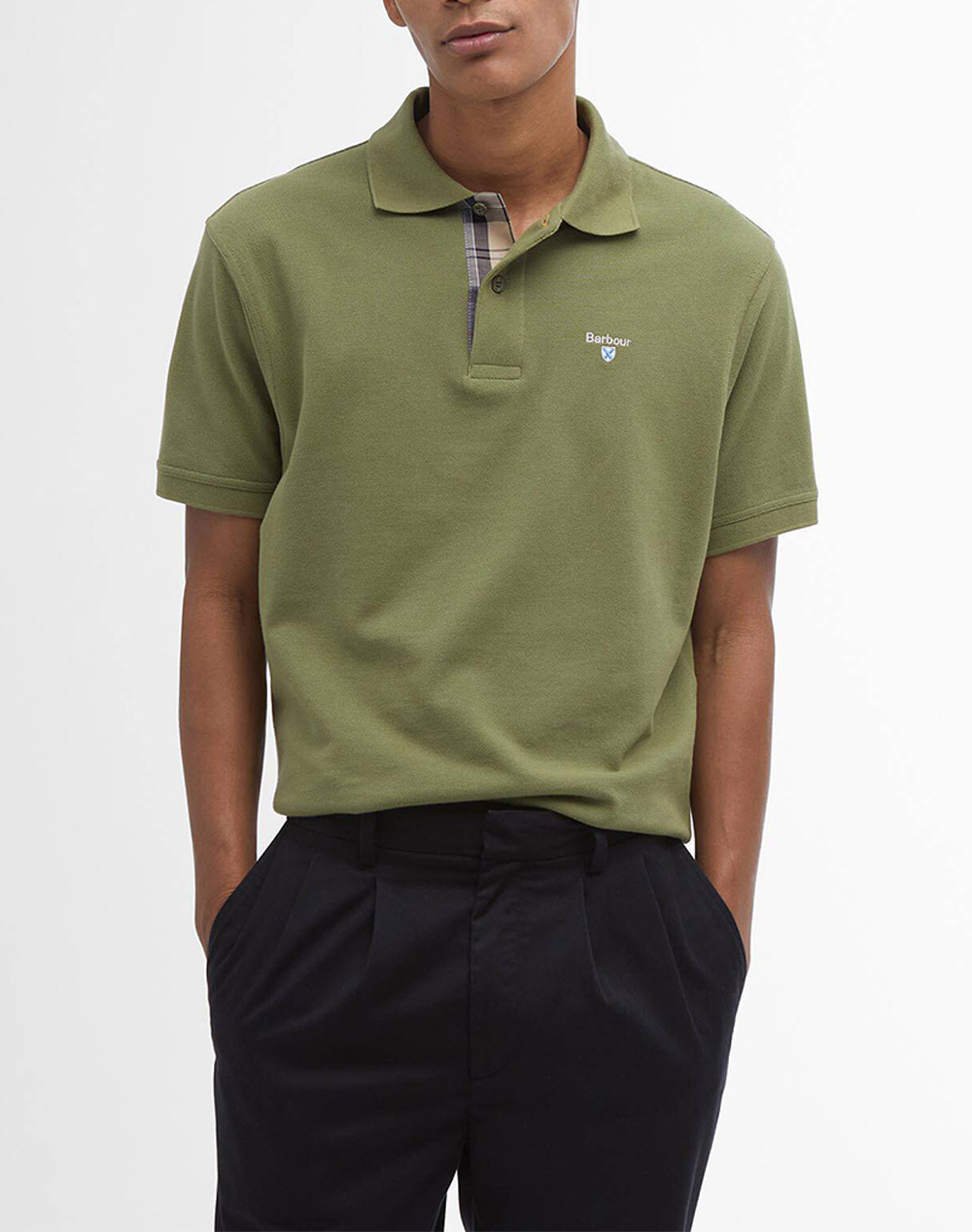 BARBOUR ΜΠΛΟΥΖΑ POLO MML0012-BROL39 Olive