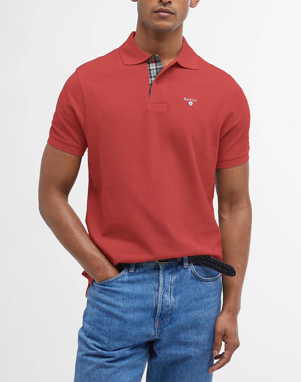 BARBOUR ΜΠΛΟΥΖΑ POLO MML0012-BRRE25 Red