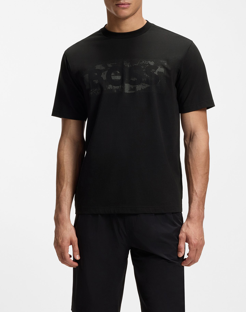 BOSS TS_Globe LogoPattern 10278673 01 50559363-001 Black