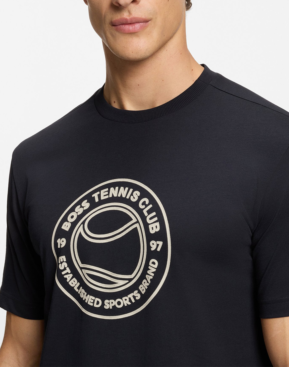 Boss Ts Join Logo 10274735 01 50553648-402 Darkblue ανδρικά ρούχα μπλούζες T-Shirt Politikos Shop Πολιτικός