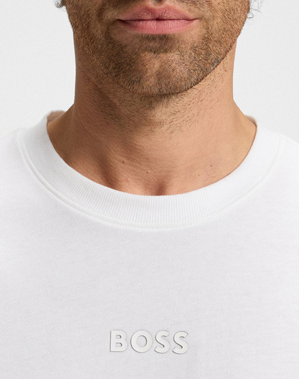 Boss Tee 10 10262150 01 50519368-100 White ανδρικά ρούχα μπλούζες T-Shirt Politikos Shop Πολιτικός