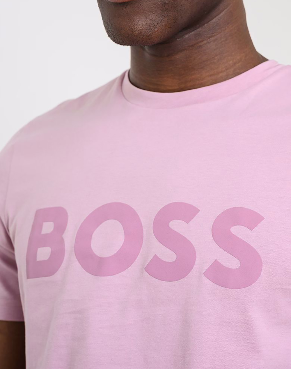 Boss Thinking 1 10246016 01 50481923-539 Lightpurple ανδρικά ρούχα μπλούζες T-Shirt Politikos Shop Πολιτικός