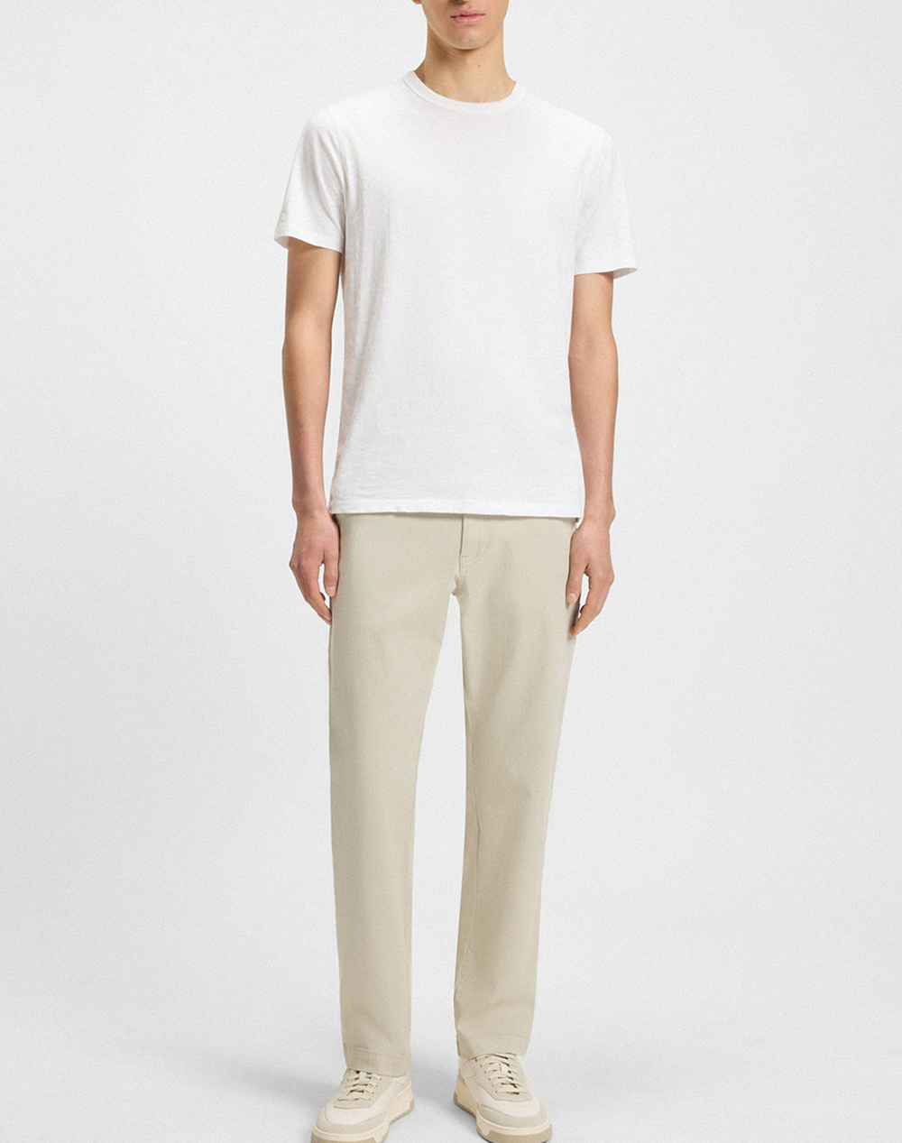 Boss Tegood 10240843 01 50508243-100 White ανδρικά ρούχα μπλούζες T-Shirt Politikos Shop Πολιτικός