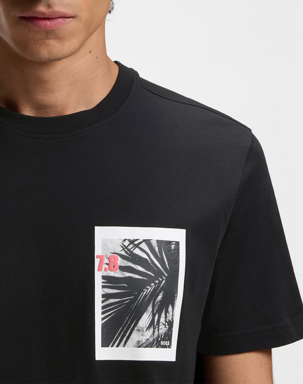 Boss Te Board 10277382 01 50561853-001 Black ανδρικά ρούχα μπλούζες T-Shirt Politikos Shop Πολιτικός