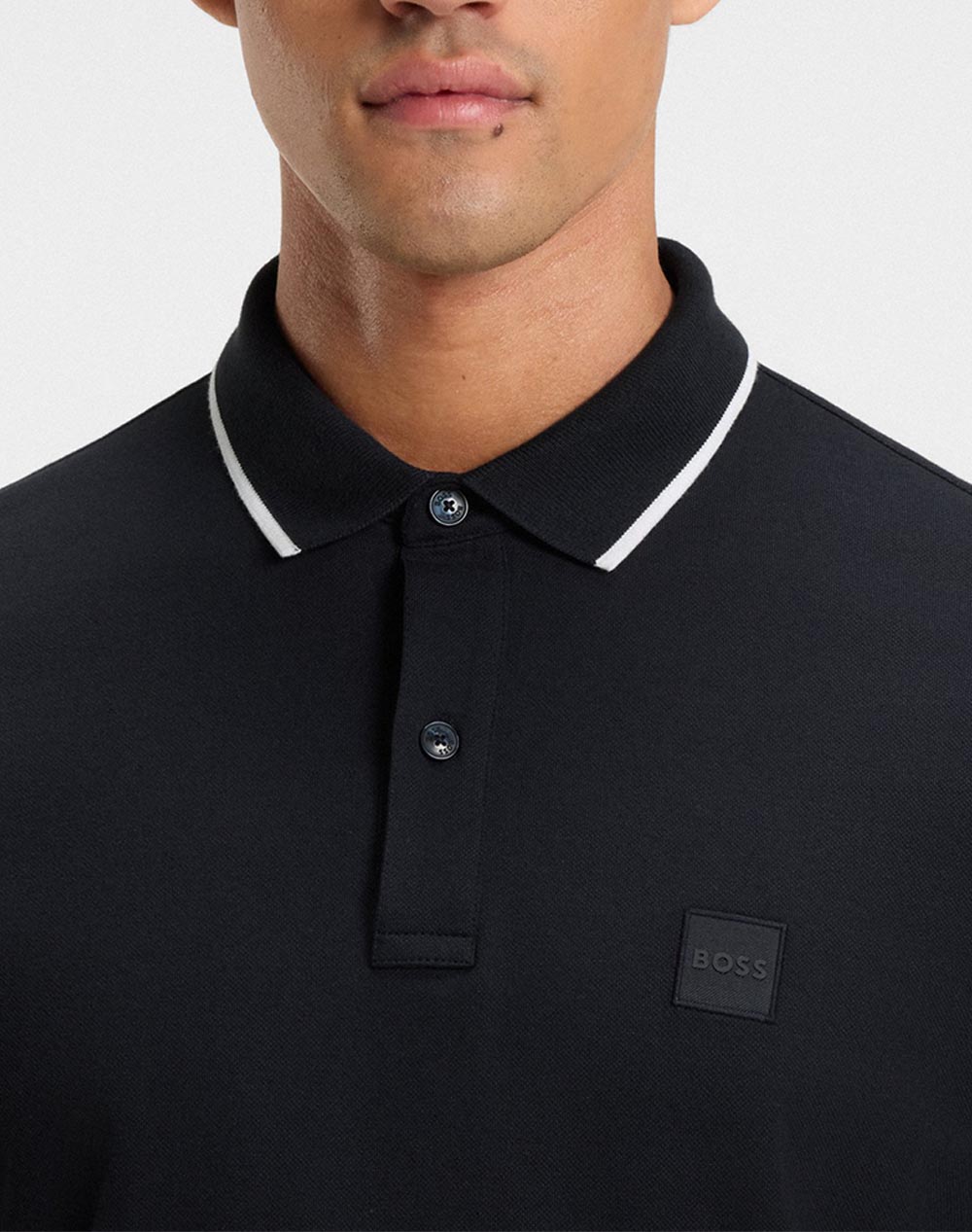Boss Passertip 10256683 01 50507699-404 Darkblue ανδρικά ρούχα μπλούζες Polo Politikos Shop Πολιτικός