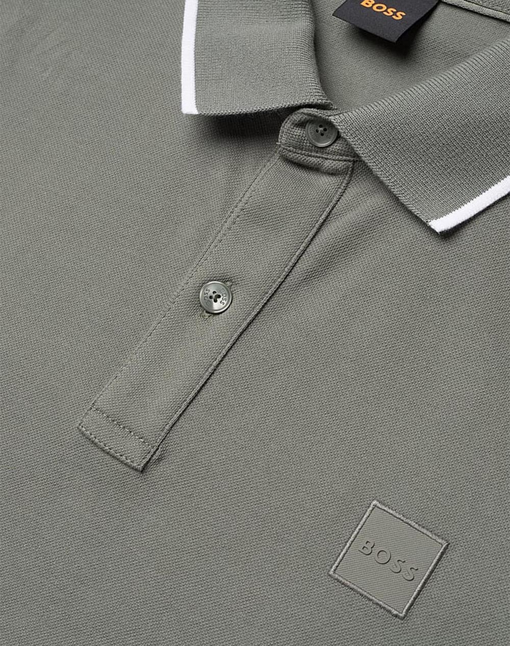 Boss Passertip 10256683 01 50507699-076 Darkgray ανδρικά ρούχα μπλούζες Polo Politikos Shop Πολιτικός