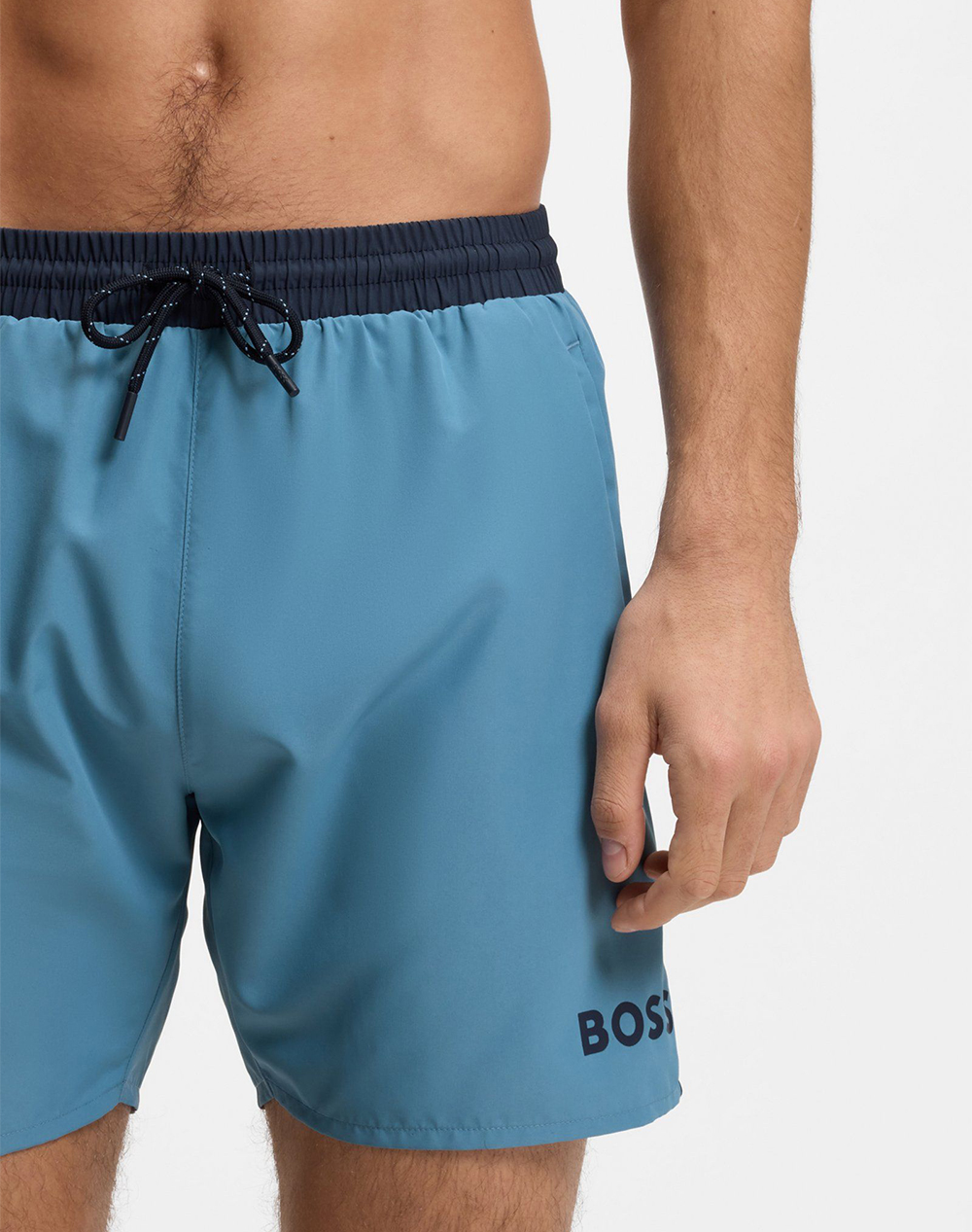 Boss Starfish 10259586 01 50514429-445-445 Lightblue ανδρικά ρούχα μαγιό Σορτς Politikos Shop Πολιτικός