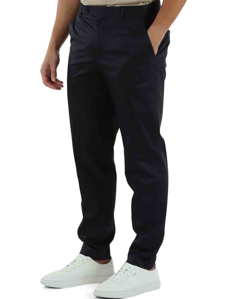 Boss C-Perin-W-262F 10279198 01 50561575-404 Darkblue ανδρικά ρούχα παντελόνια Chinos Politikos Shop Πολιτικός