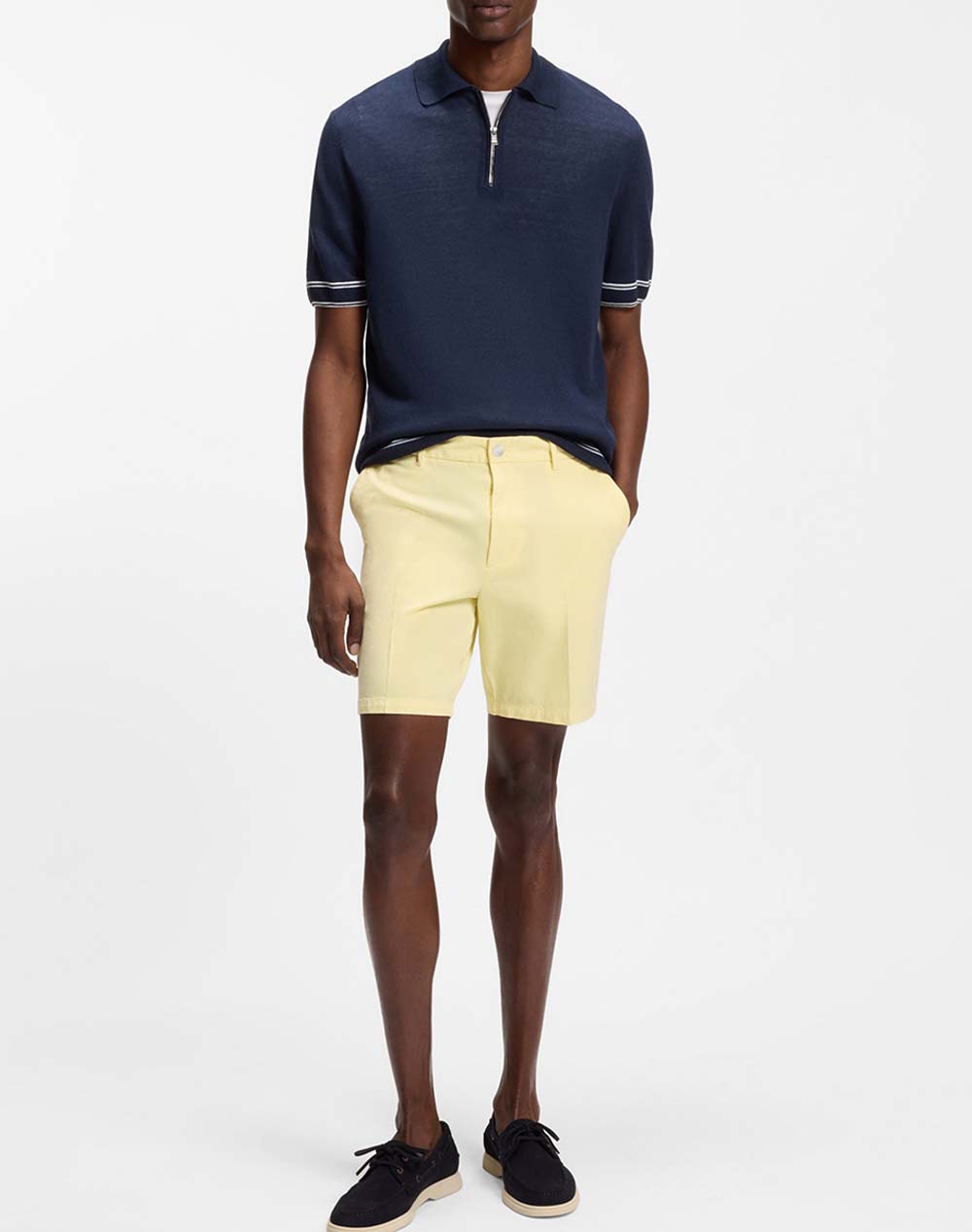 BOSS H-Kane1-Shorts 10276906 01 50555235-749-749 LightYellow φωτογραφία