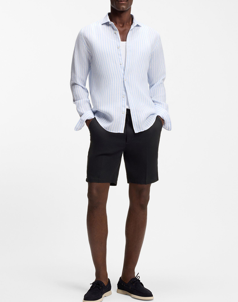 BOSS H-Kane1-RDS-Shorts 10270605 01 50557537-405 DarkBlue φωτογραφία