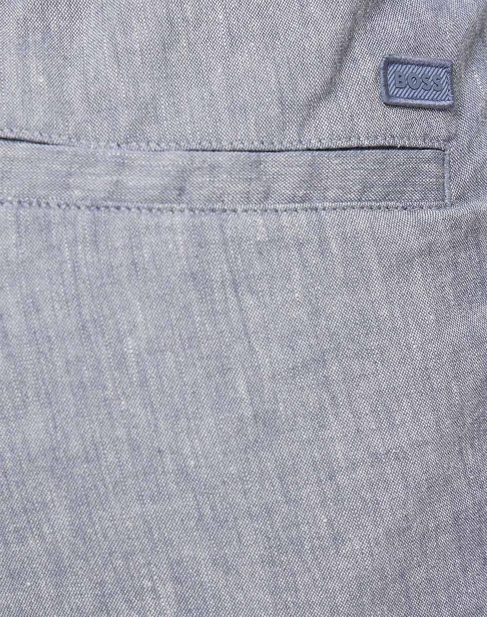 Boss H-Kane1-Rds-Shorts 10270605 01 50557537-466 Steelblue ανδρικά ρούχα Σορτς Βερμουδες Chinos Politikos Shop Πολιτικός