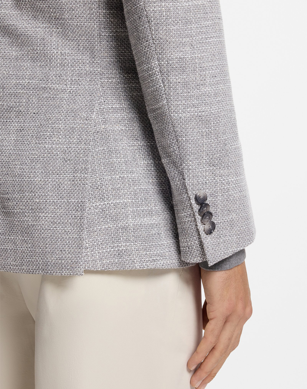 Boss H-Hutson-2Pp-253 10277277 01 50556910-041 Gray ανδρικά ρούχα Πανωφορια Σακακια Politikos Shop Πολιτικός