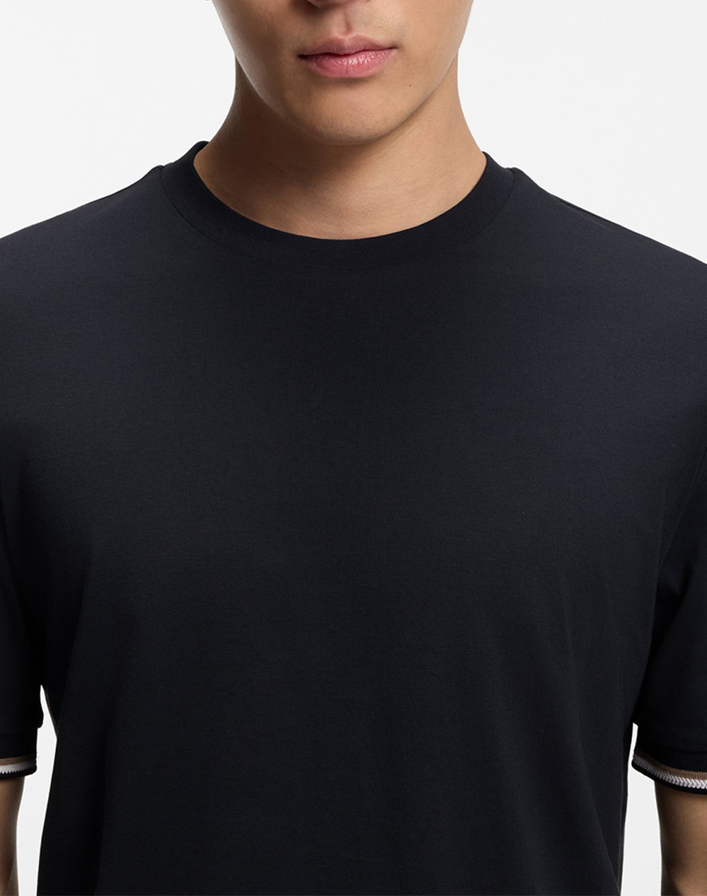 Boss Thompson 04 10236129 01 50501097-404 Darkblue ανδρικά ρούχα μπλούζες T-Shirt Politikos Shop Πολιτικός