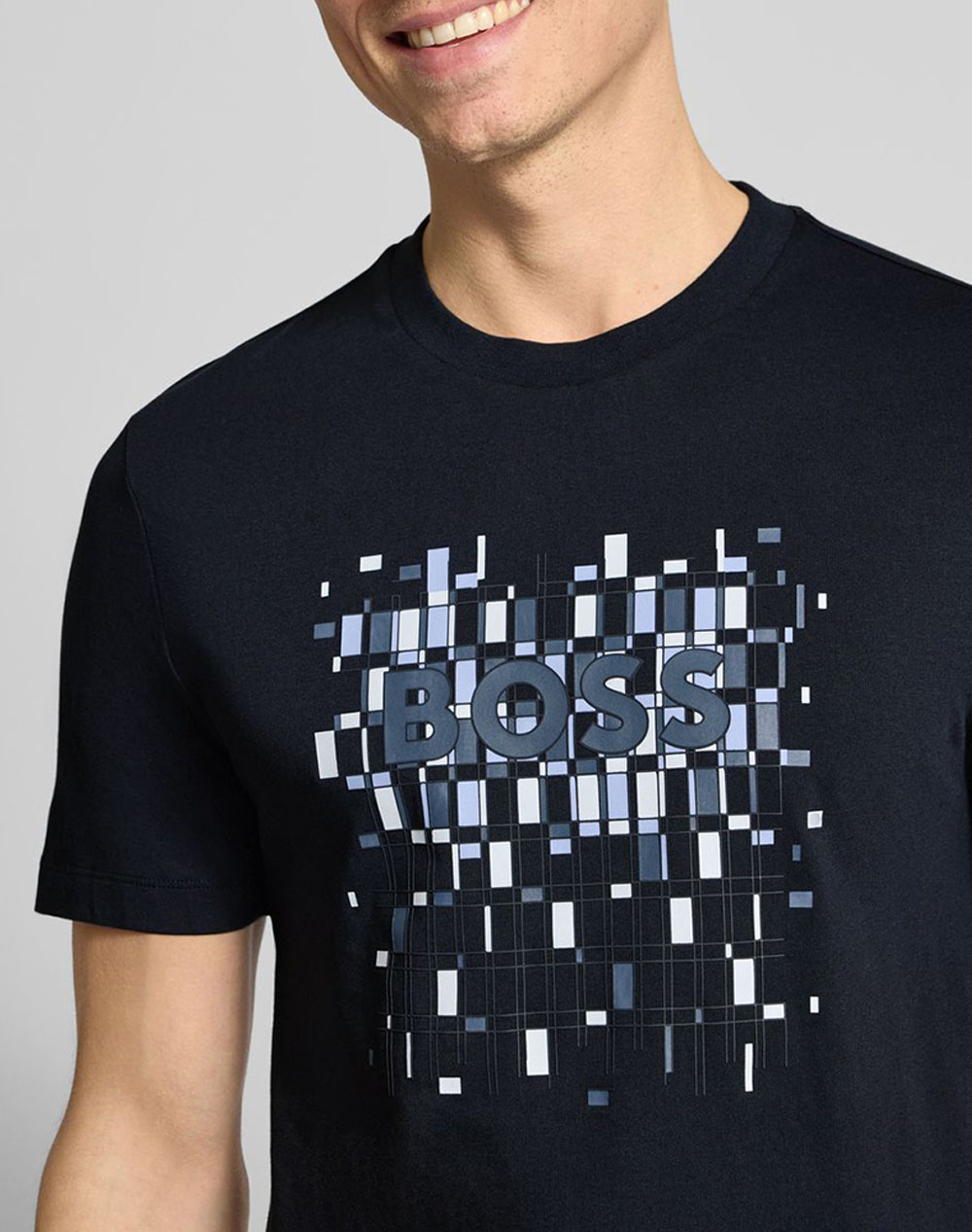Boss C-Thompson 250 10277888 01 50555799-404 Darkblue ανδρικά ρούχα μπλούζες T-Shirt Politikos Shop Πολιτικός