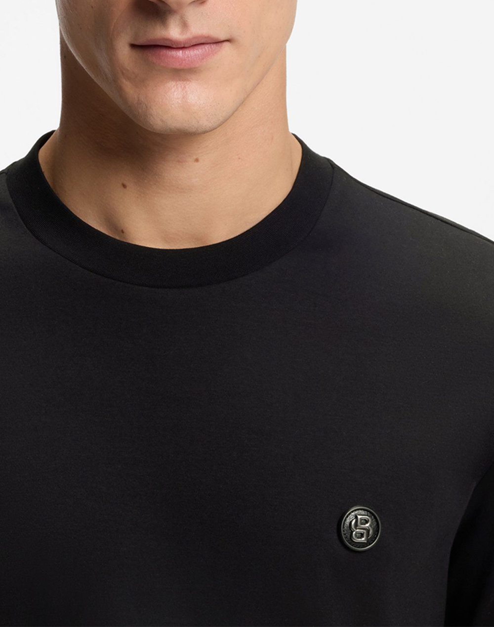 Boss C-Taut 01 10263030 02 50555844-001 Black ανδρικά ρούχα μπλούζες T-Shirt Politikos Shop Πολιτικός