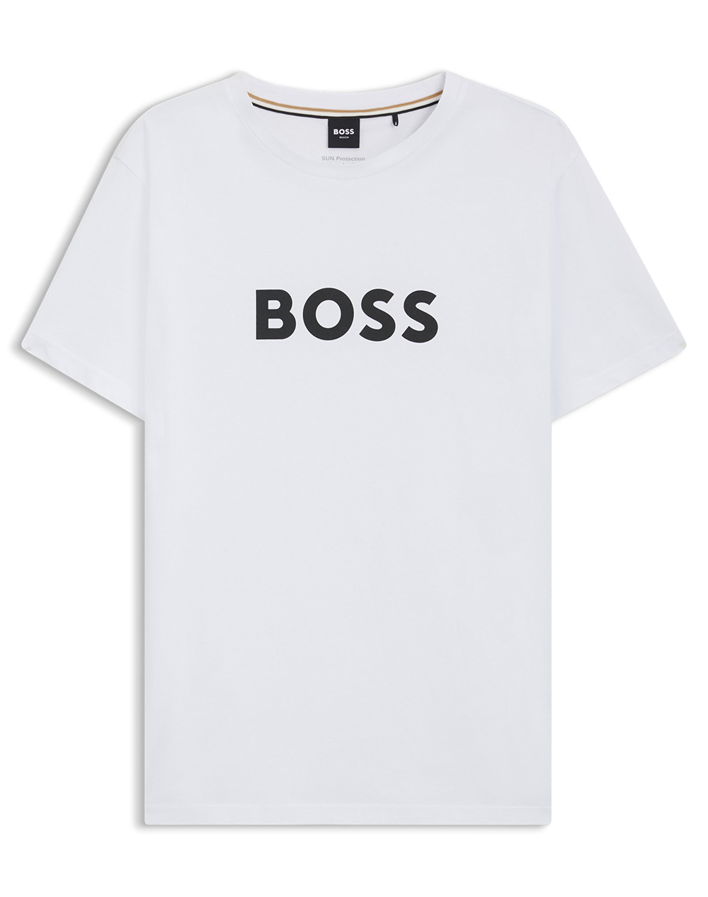 Boss T-Shirt Rn 10249533 01 50491706-100 White ανδρικά ρούχα μπλούζες Politikos Shop Πολιτικός